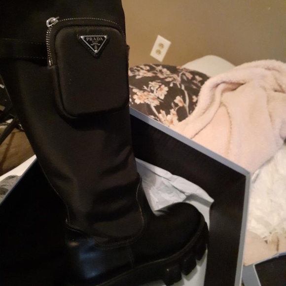 Prada boots worn once - Picture 1 of 3